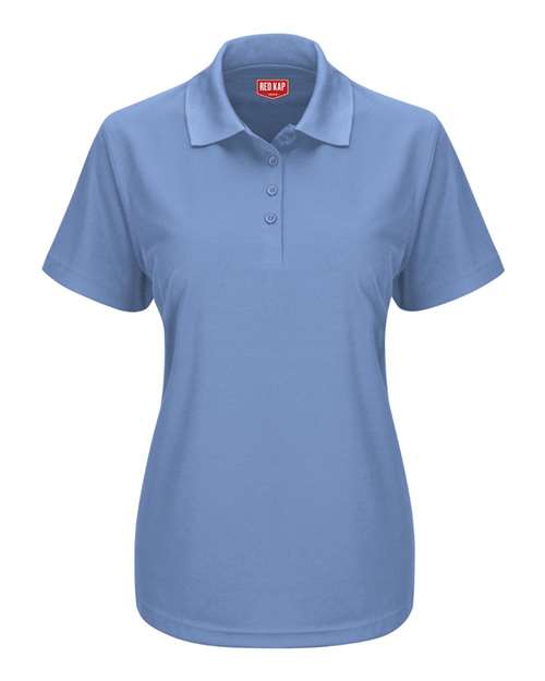 Red Kap Women's Performance Knit Pocketless Core Polo - SK97 - EMBROIDERED