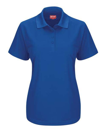 Red Kap Women's Performance Knit Pocketless Core Polo - SK97 - EMBROIDERED