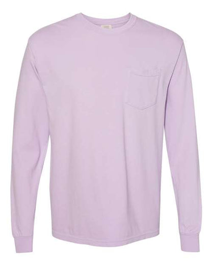 Comfort Colors. Garment-Dyed Heavyweight Long Sleeve Pocket T-Shirt. 4410