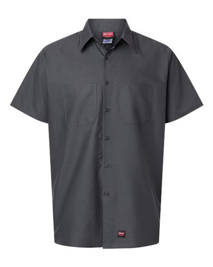 Red Kap Men's Mimix™ Short Sleeve Work Shirt - SX20 - EMBROIDERED