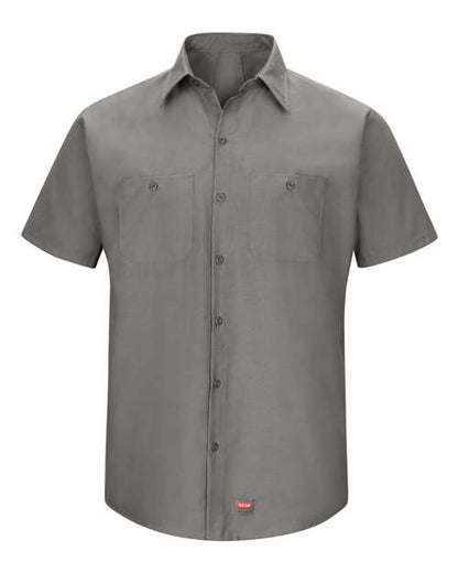 Red Kap Men's Mimix™ Short Sleeve Work Shirt - SX20 - EMBROIDERED