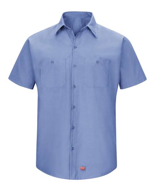 Red Kap Men's Mimix™ Short Sleeve Work Shirt - SX20 - EMBROIDERED