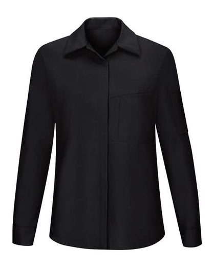 Red Kap Women's Performance Plus Long Sleeve Shop Shirt with Oilblok Technology - SY31 - EMBROIDERED