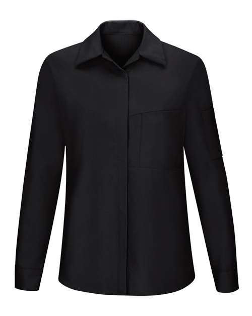 Red Kap Women's Performance Plus Long Sleeve Shop Shirt with Oilblok Technology - SY31 - EMBROIDERED
