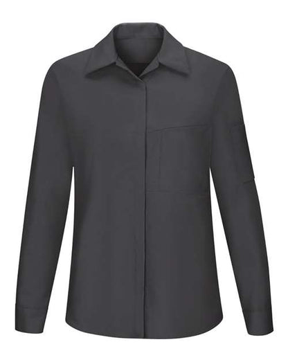 Red Kap Women's Performance Plus Long Sleeve Shop Shirt with Oilblok Technology - SY31 - EMBROIDERED