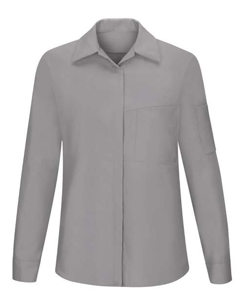 Red Kap Women's Performance Plus Long Sleeve Shop Shirt with Oilblok Technology - SY31 - EMBROIDERED