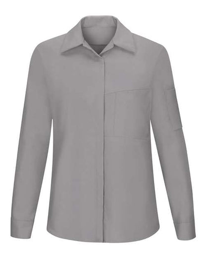 Red Kap Women's Performance Plus Long Sleeve Shop Shirt with Oilblok Technology - SY31 - EMBROIDERED