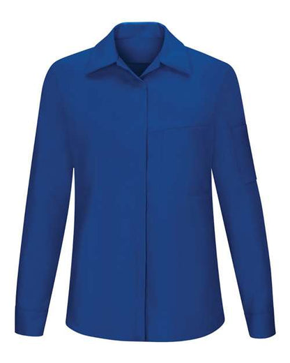 Red Kap Women's Performance Plus Long Sleeve Shop Shirt with Oilblok Technology - SY31 - EMBROIDERED