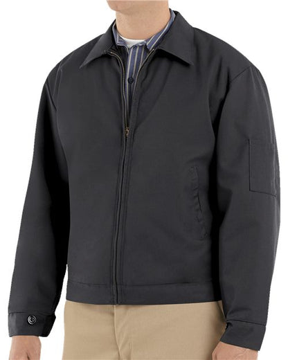 Red Kap Men's Waist Length Jacket - JT22 - EMBROIDERED