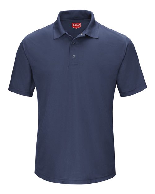 Red Kap Men's Performance Knit Gripper-Front Polo - SK74 - EMBROIDERED