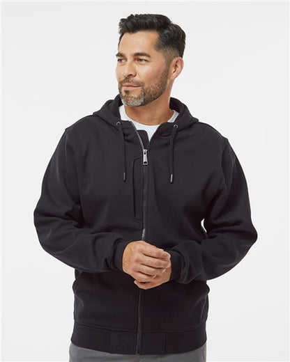 DRI DUCK Men's Bateman Bonded Power Fleece 2.0 Full-Zip Jacket - 7040 - EMBROIDERED
