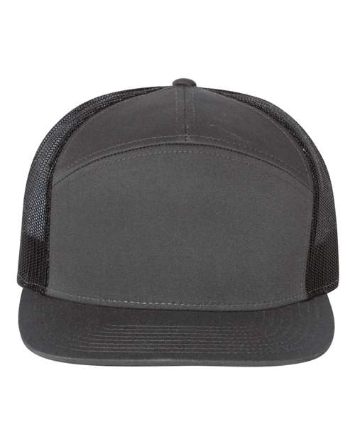 Richardson Seven-Panel Trucker Cap - 168 - EMBROIDERED