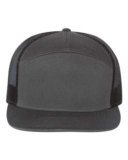 Richardson Seven-Panel Trucker Cap - 168 - EMBROIDERED