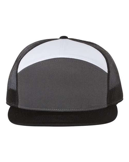 Richardson Seven-Panel Trucker Cap - 168 - EMBROIDERED