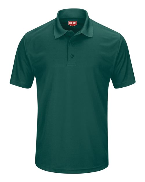 Red Kap Men's Short Sleeve Performance Knit Pocketless Core Polo - SK96 - EMBROIDERED