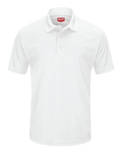 Red Kap Men's Short Sleeve Performance Knit Pocketless Core Polo - SK96 - EMBROIDERED