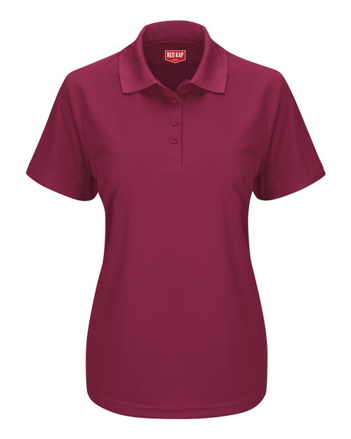 Red Kap Women's Performance Knit Pocketless Core Polo - SK97 - EMBROIDERED