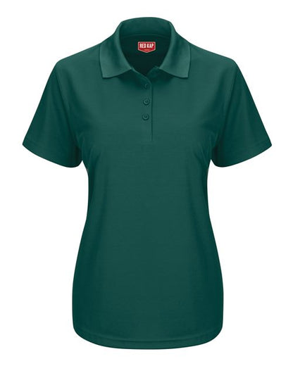 Red Kap Women's Performance Knit Pocketless Core Polo - SK97 - EMBROIDERED