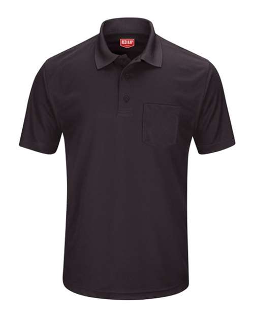 Red Kap Men's Performance Knit Pocket Polo - SK98 - EMBROIDERED