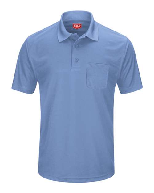 Red Kap Men's Performance Knit Pocket Polo - SK98 - EMBROIDERED