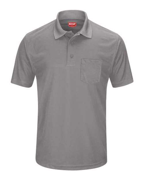 Red Kap Men's Performance Knit Pocket Polo - SK98 - EMBROIDERED