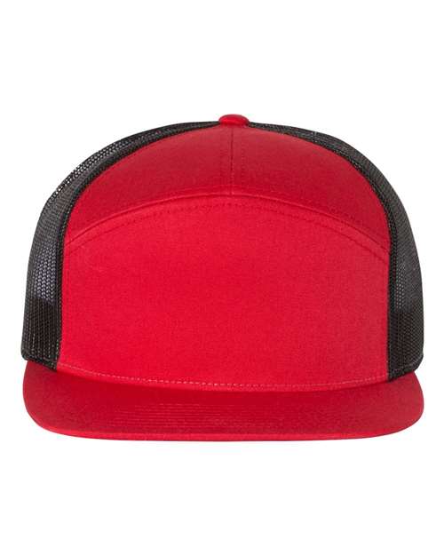 Richardson Seven-Panel Trucker Cap - 168 - EMBROIDERED