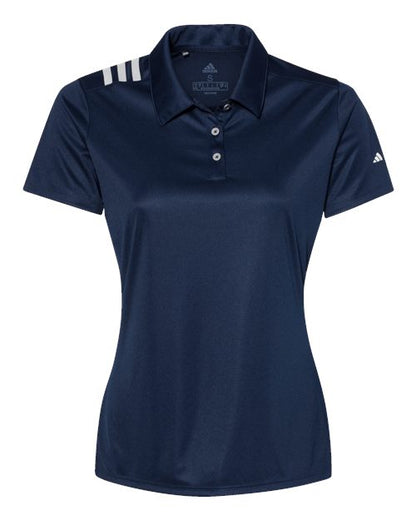 Adidas. Women's 3-Stripes Shoulder Polo. A325