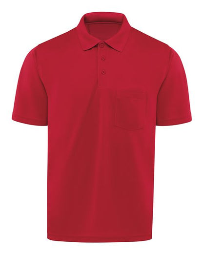 Red Kap Men's Performance Knit Pocket Polo - SK98 - EMBROIDERED