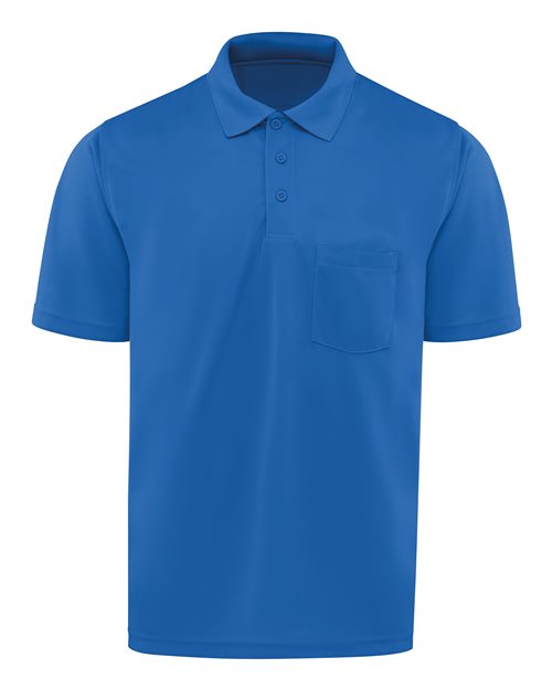 Red Kap Men's Performance Knit Pocket Polo - SK98 - EMBROIDERED