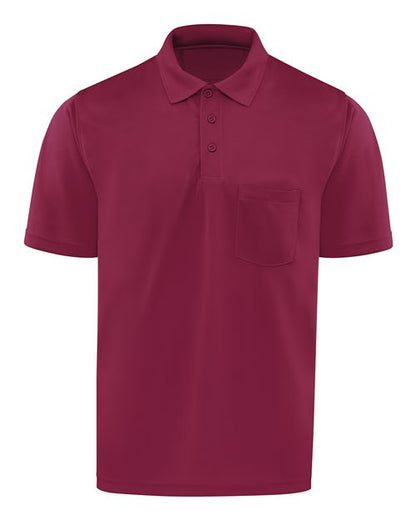 Red Kap Men's Performance Knit Pocket Polo - SK98 - EMBROIDERED