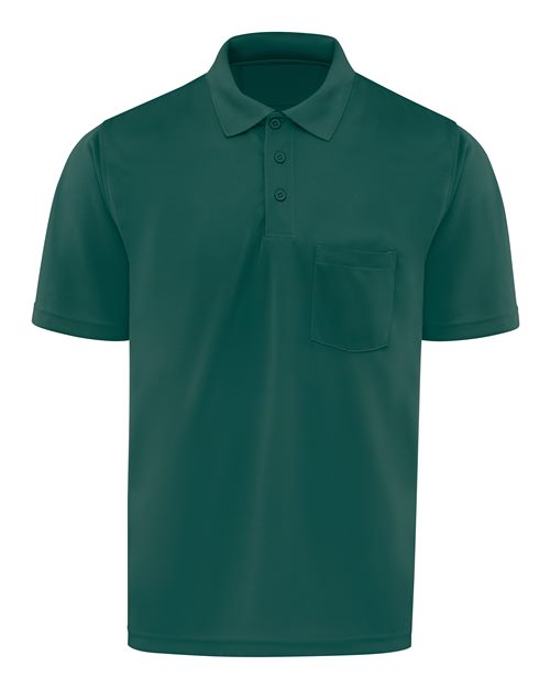 Red Kap Men's Performance Knit Pocket Polo - SK98 - EMBROIDERED