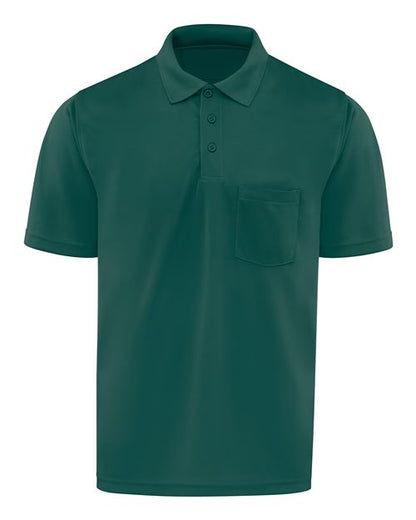 Red Kap Men's Performance Knit Pocket Polo - SK98 - EMBROIDERED