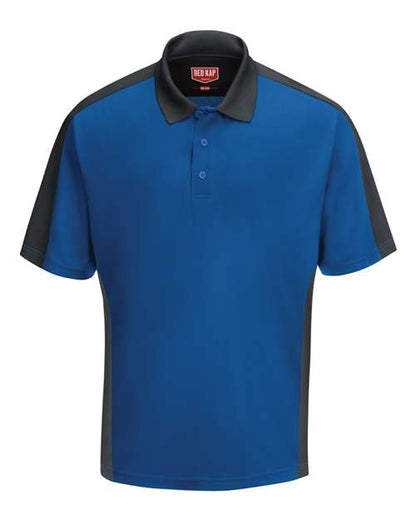 Red Kap Men's Performance Knit Two Tone Polo - SK54 - EMBROIDERED