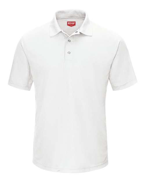 Red Kap Men's Performance Knit Gripper-Front Polo - SK74 - EMBROIDERED