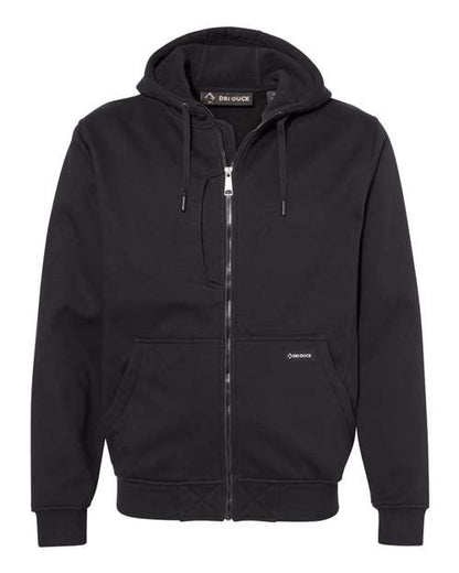 DRI DUCK Men's Bateman Bonded Power Fleece 2.0 Full-Zip Jacket - 7040 - EMBROIDERED