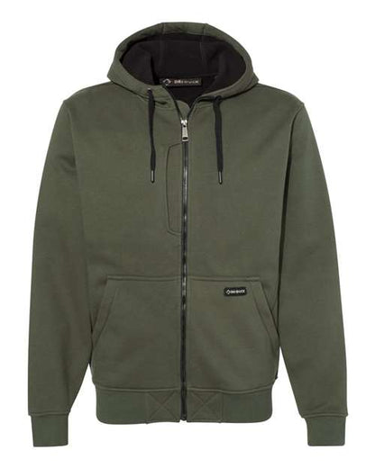 DRI DUCK Men's Bateman Bonded Power Fleece 2.0 Full-Zip Jacket - 7040 - EMBROIDERED