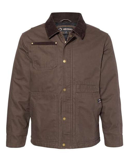 DRI DUCK Men's Rambler Boulder Cloth Jacket - 5091 - EMBROIDERED