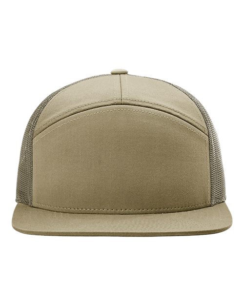 Richardson Seven-Panel Trucker Cap - 168 - EMBROIDERED