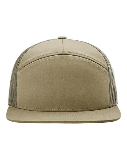 Richardson Seven-Panel Trucker Cap - 168 - EMBROIDERED