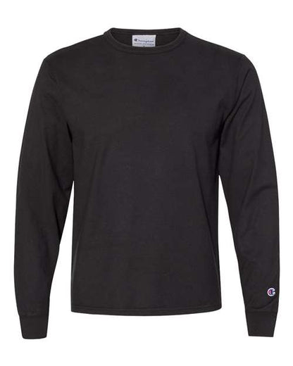 Champion. Unisex Garment-Dyed Long Sleeve T-Shirt. CD200