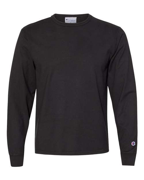 Champion. Unisex Garment-Dyed Long Sleeve T-Shirt. CD200