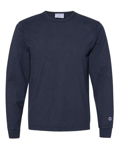 Champion. Unisex Garment-Dyed Long Sleeve T-Shirt. CD200