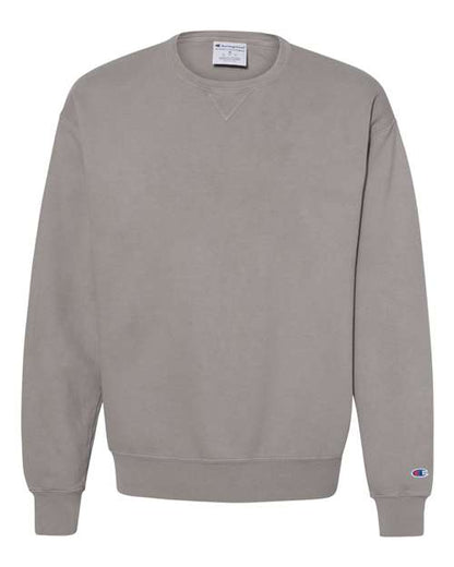 Champion. Unisex Garment-Dyed Crewneck Sweatshirt. CD400