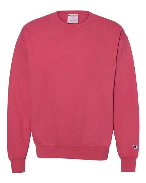 Champion. Unisex Garment-Dyed Crewneck Sweatshirt. CD400