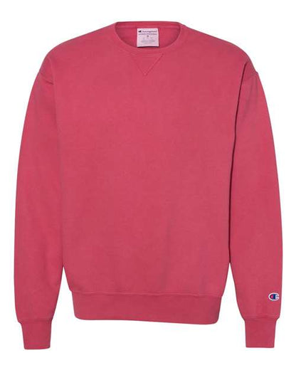 Champion. Unisex Garment-Dyed Crewneck Sweatshirt. CD400