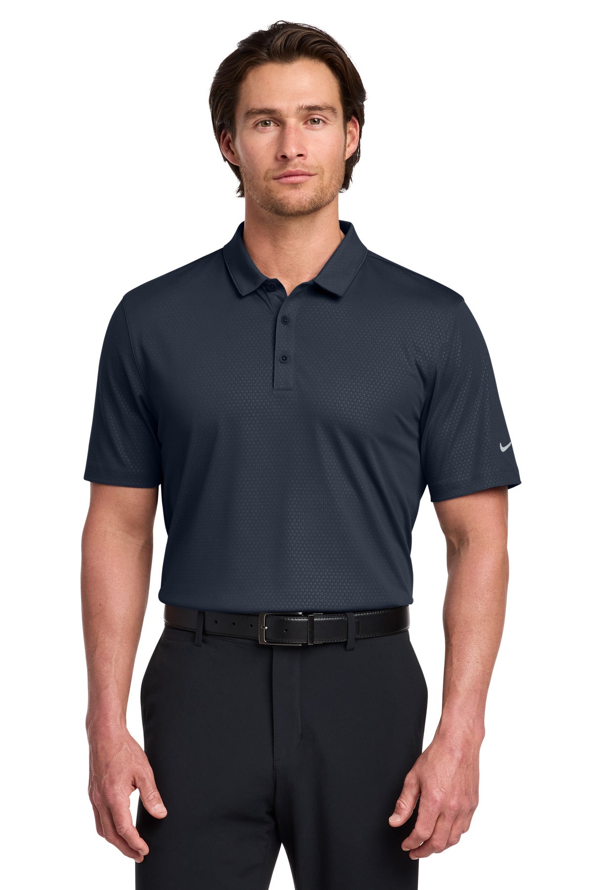 Nike Dri-FIT Embossed Tri-Blade Polo. 838964 - EMBROIDERED