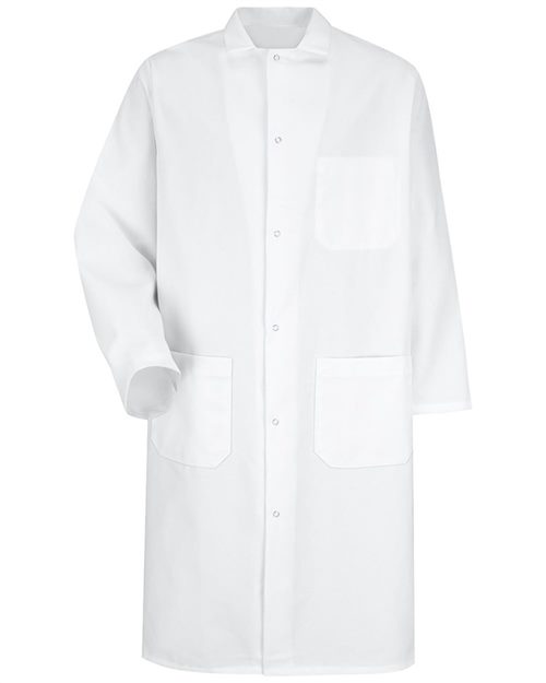 Red Kap Unisex Gripper - Front Butcher Frock - Interior Chest Pocket - 4004 - EMBROIDERED