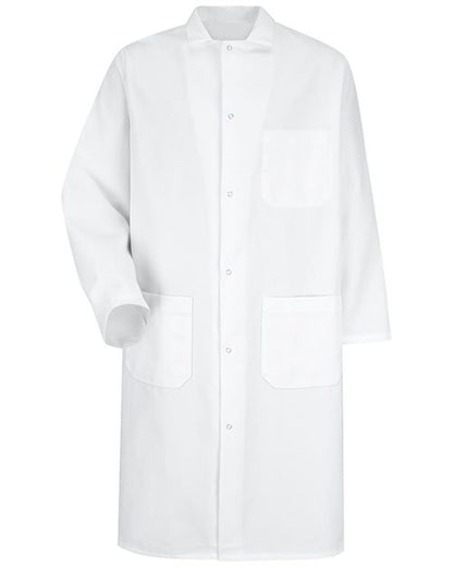 Red Kap Unisex Gripper - Front Butcher Frock - Interior Chest Pocket - 4004 - EMBROIDERED