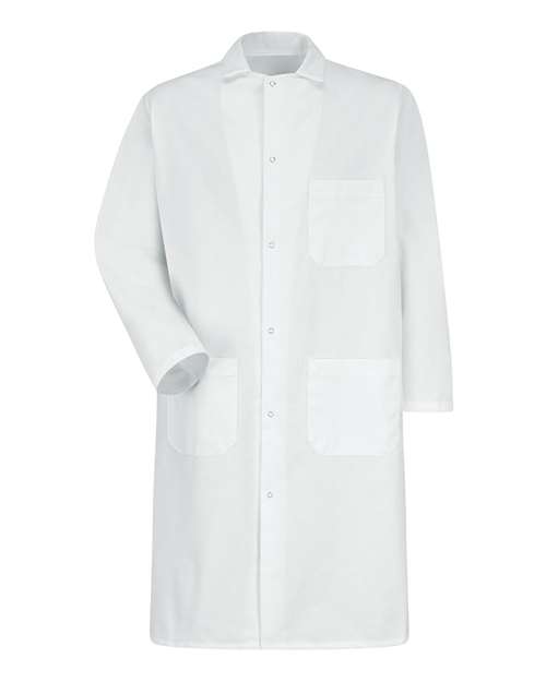 Red Kap Unisex Gripper - Front Butcher Frock - Exterior Chest Pocket - 4016 - EMBROIDERED