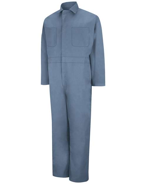 Red Kap Men's Tall Twill Action Back Coverall - CT10T - EMBROIDERED